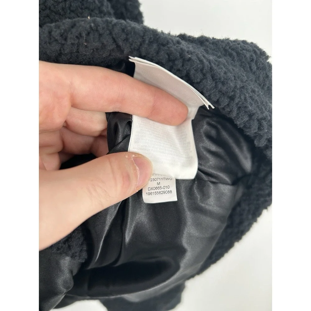 Nike Air Jordan Zion Williamson Sherpa Button Up Jacket Fleece DX0665-010 Medium